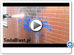 Czyszczenie graffiti "Klub 56" Skwierzyna Sodowanie SodaBlast.pl